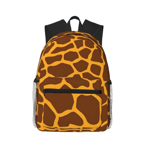 BREAUX Giraffe Print Print Lightweight And Comfortable Duffel Bag, Casual Daypack, Multipurpose Backpack