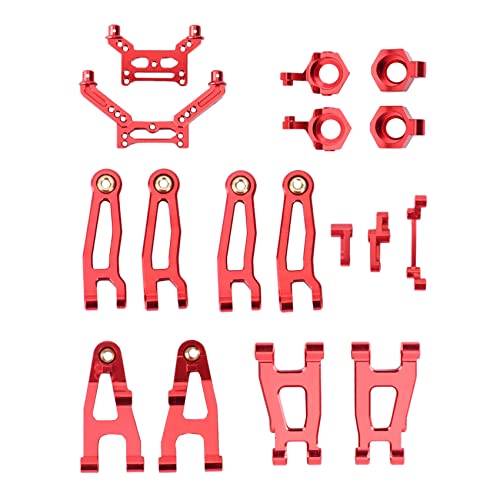 Kit de pièces de mise à niveau en métal rouge pour voiture RC SG 1603 et UD1601 1/16