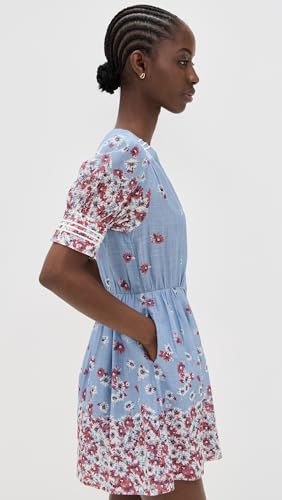 Sea Women's Whitney Print Puff Mini Dress4