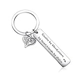 birthday jewelry sister gift Sister In Law gift inspirational gifts long Distance gifts wedding gift wedding jewelry cousin gift cousin keychain sister in law jewelry BFF gift (Love Heart Keyring)
