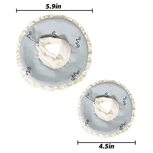 Image of Hamster Cone Recovery Collar After Injury Anti-Lick Anti-bite Pet Protection Collar for Small Animal Elizabethan Collar for Rabbit Guinea Pigs Rats Ferret Squrrel (L, Blue)