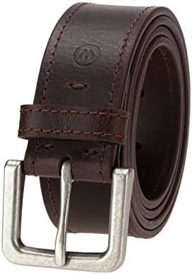 Wrangler Men’s Leather Country Casual Every Day Dress Belt for Jeans, Khakis Brown 44