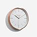 Price comparison product image London Clock Artemis Wall Clock, Copper, 30 x 30 x 4.5cm