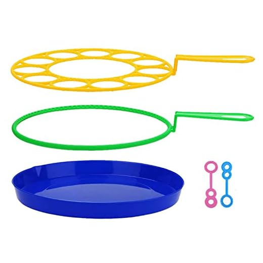 B bangcool Big Bubble Wands Set: Large Bubble Maker, Giant Bubble Wand Bubbles Maker with Tray Bubble Sticks for Kids