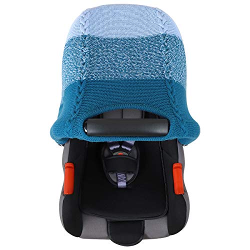 Preisvergleich Produktbild Haokaini Kinderwagen-Baldachin Kindersitzbezug mit Kunstpelzsaum Gestreckter Dehnbarer Sonnenschutzbezug für Jungen Mädchen Mädchen im Freien Weich Und Warm