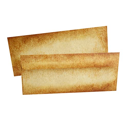 Aged Vintage-style Parchment Envelopes #10