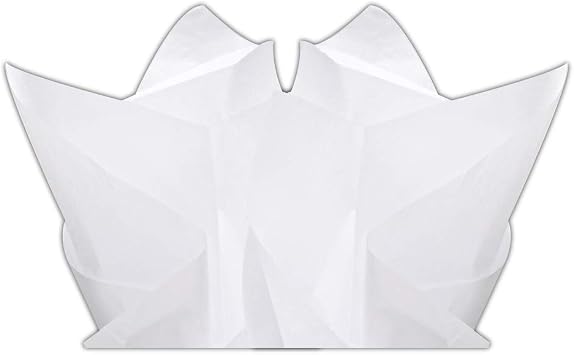 Preimer Gift Wrap Tissue Paper Acid-Free White 18 x 27 Inch 100 Pack