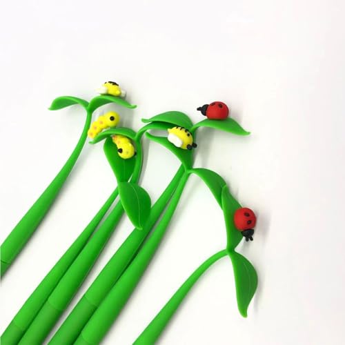 Set 6 bolígrafos gel wobble con punta fina 0.5 mm miniatura 5