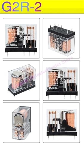 Relais de puissance G2R-2 24VDC de type DPDT 8 broches pour circuits électroniques