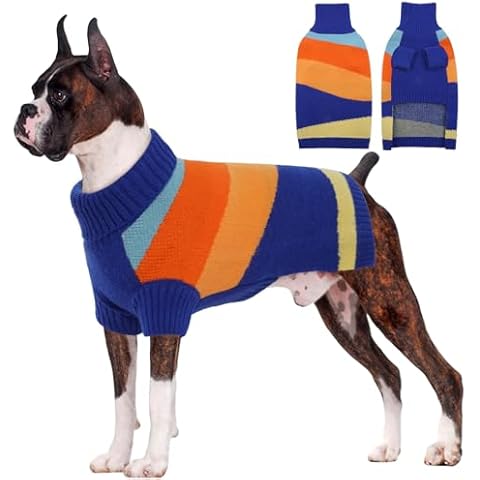 OUOBOB Warm Dog Jumper for Large Breeds Cover