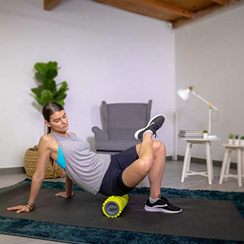 321 Strong 5 In 1 Foam Roller Set Includes Hollow Core Massage Roller With End Caps, Muscle Roller Stick, Stretching Strap, Double Lacrosse Peanut, Spikey Plantar Fasciitis Ball, All In Giftable Box #TOP6