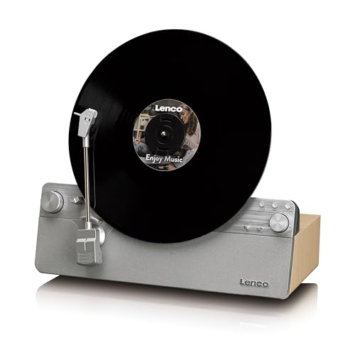 Lenco LSA-071SI – Platine Vinyle Verticale entièrement Automatique avec Haut-parleurs intégrés et Bluetooth® – Argent - Les Beatles, Paul McCartney, John Lennon, RIngo Starr, George Harrison Lenco LSA-071SI - Platine Vinyle Verticale entièrement Automatique avec Haut-parleurs intégrés et Bluetooth® - Argent – Image 7