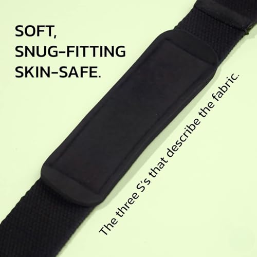 Image of Heavy Cotton Weight Lifting Straps 24 inch - Professional Non-Slip Lasso Wrist Support Straps with Padded 3.5mm Cuff | Gym Workout Straps for Deadlift, Powerlifting, CrossFit & Strength Training | Anti-Skid Grip Fitness Lifting Accessories (Black)
