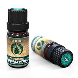 Eucalyptusolie, door COSMOS gecertificeerd als organisch, 100% zuivere etherische olie, therapeutische kwaliteit voor…