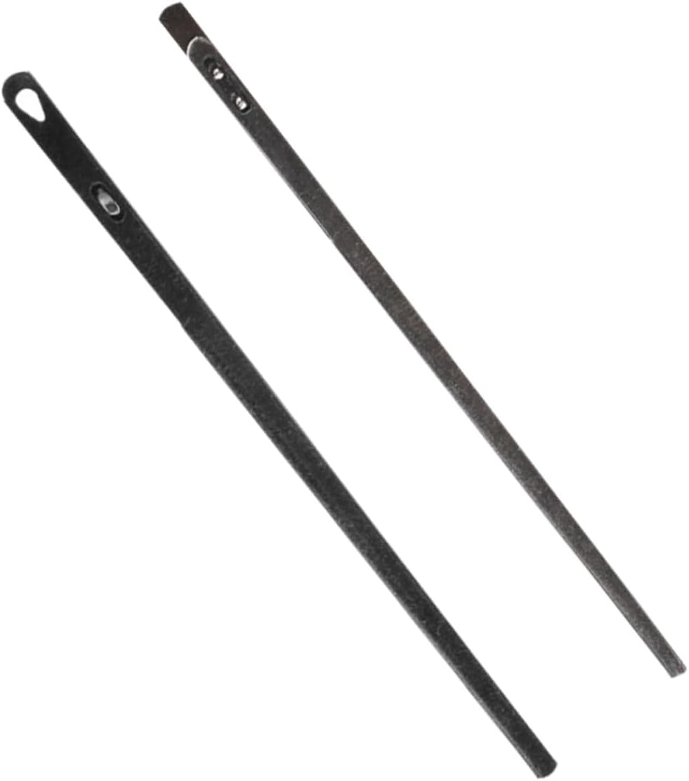 Beatifufu 2Pcs Multi-Function Leather Needles with Single and Double Design for Hand Stitching Leather Cord Crafting and Versatile Sewing in Leathercraft Projects