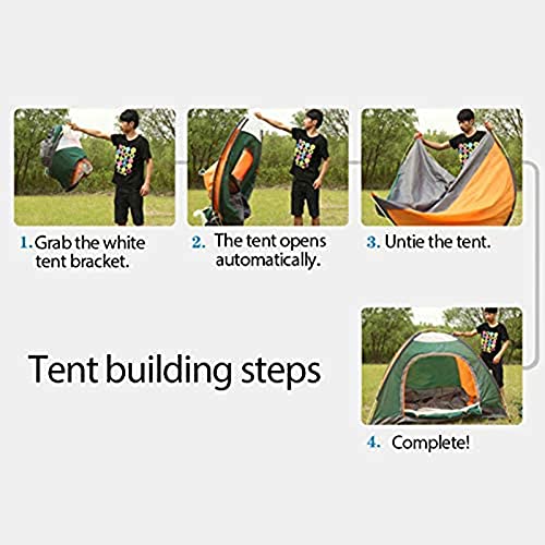 Carpa de camping instantánea para 2 personas ligera y portátil miniatura 6