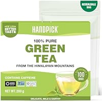 HANDPICK, Té Verde en Bolsitas - 100 Bolsitas Redondas