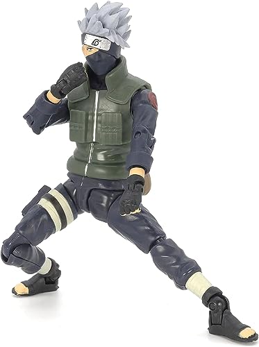 Ultimate Legends - Hatake Kakashi Naruto Shippuden Figura de acción articula 5 Pulgadas - Más de 15 Puntos de articulación Figura Coleccionable Anime