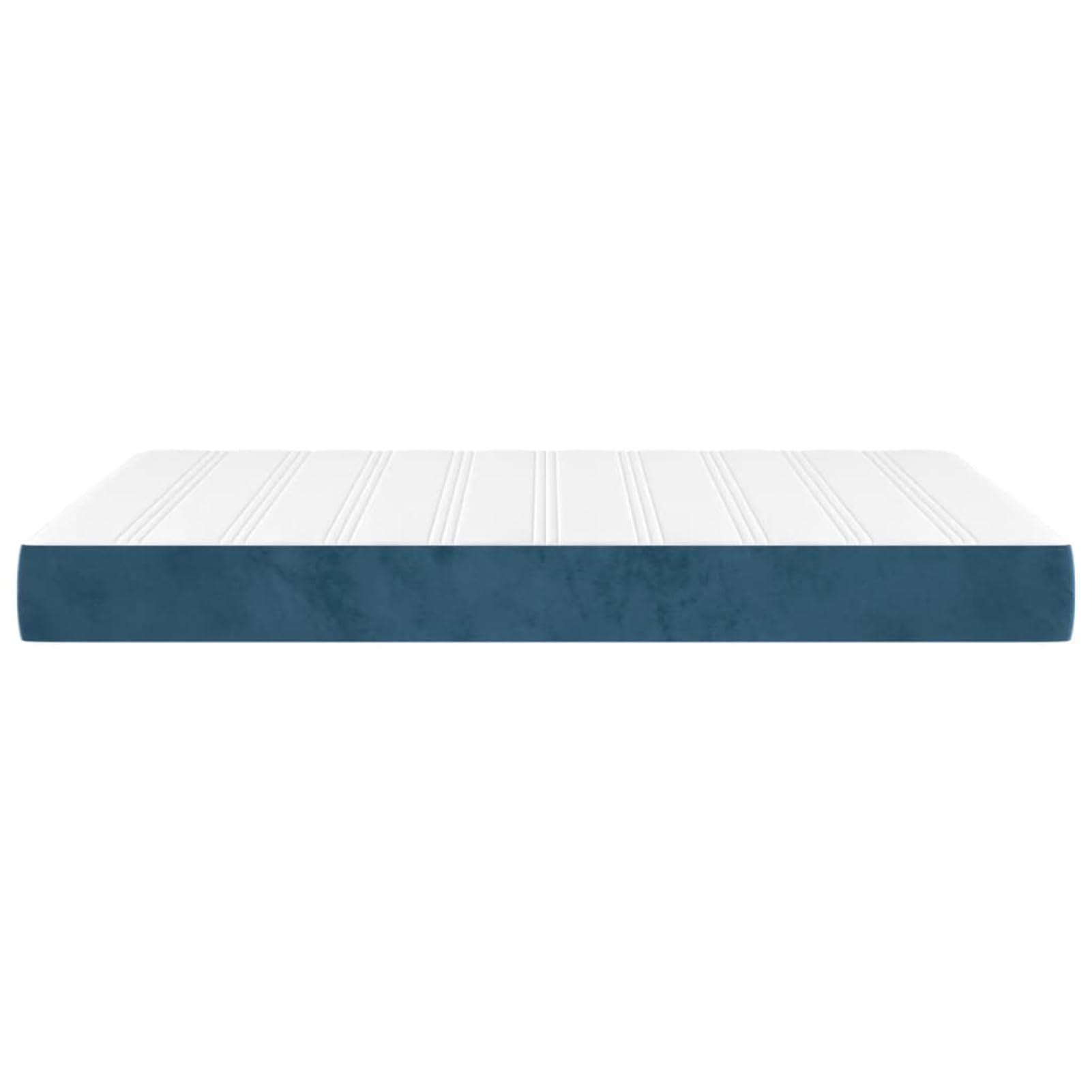 ARKEM Matelas de lit à Ressorts ensachés Bleu foncé 140x190x20 cm,Matelas Ressort,avec Sommier Et Matelas Lit,Matelas Ressort Latex