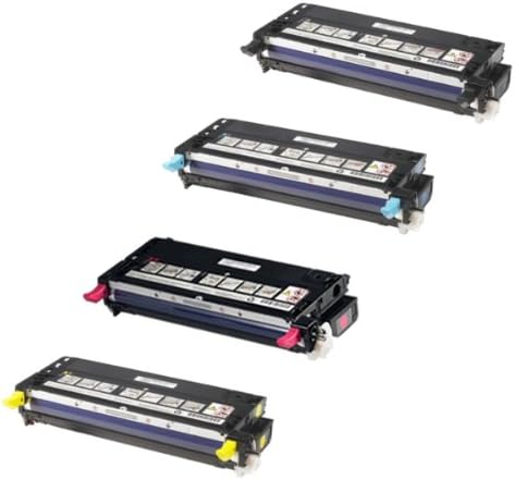 High Yield Dell Color Laser 3110cn 3110 Toner Cartridge Set, Dell 310-8092 3110K 310-8095 3110C 310-8098 3110Y 310-8096 3110M Toner Cartridges Remanufactured