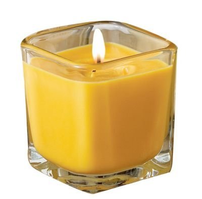 Libbey 5475 3.5 Medium Glass Cube Votive - 12 / CS"