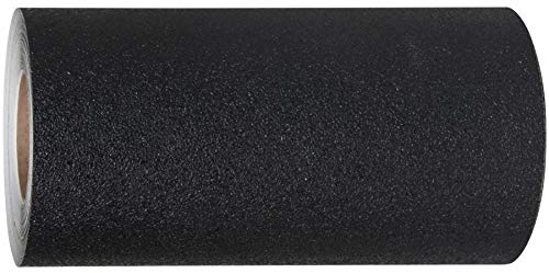 Safe Way Traction 12" Wide x 10 Foot Roll of Black Adhesive Coarse Textured Vinyl NO GRIT Anti Slip Non Skid Safety Tape Boats Jet Skis Surf Boards 4200-12-10