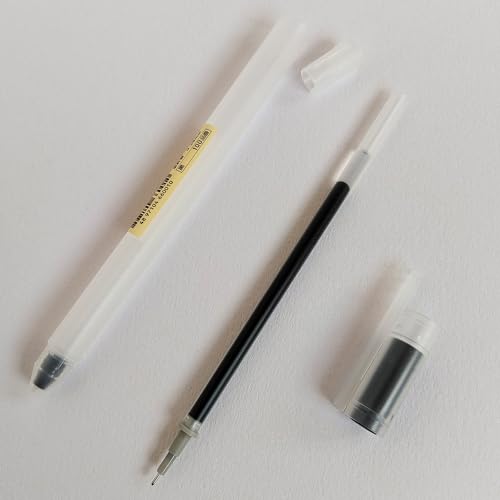 Bolígrafos gel negro 0.38mm punta extra fina pack 12 miniatura 6