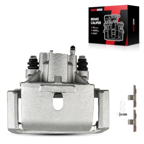 Image of Torchbeam Rear Brake Caliper Right for Ram 1500 2011-2018, Dodge Ram 1500 2002-2010, Ram 1500 Classic 2019-2023, Dodge Durango 2004-2009, Chrysler Aspen, Rear Right Caliper with Bracket 18B4836