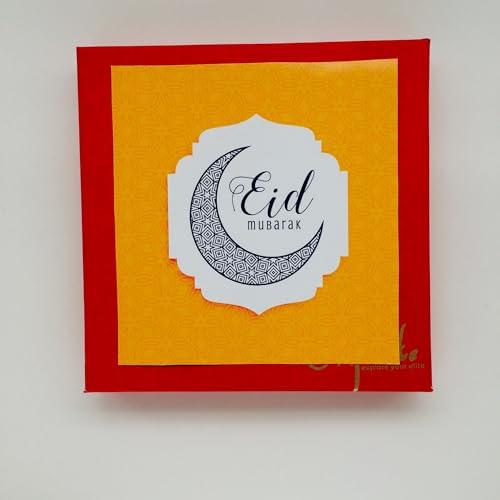 Image of EXPELITE Eid Mubarak Dry Fruits Chocolate gift 25 pieces - Gift for Friends