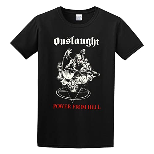 Onslaught Power from Hell Tee Mens T Shirt Black 3XL