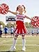ZGXYZXMY Cheerleader Costume for Girls Cheerleading Outfit Kids Halloween Party Birthday Gift (Red, 3-4 Years)