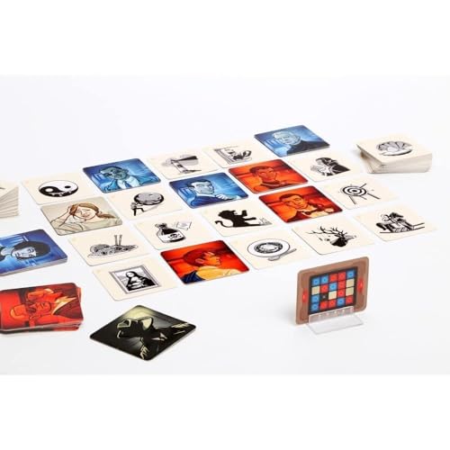 Image of Codename Pictures Spy Board Game, Team-Based Picture Guessing with Visual Clues, for Adults and Family, 4-8+ Players