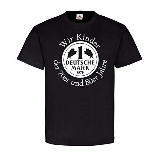 T-shirt enfant 70s 80s Beste Jahrzehnt noir idée cadeau anniversaire M