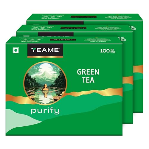 Image of TE-A-ME Green Tea - Pack of 3 (100 x 3) | 100% Green Tea