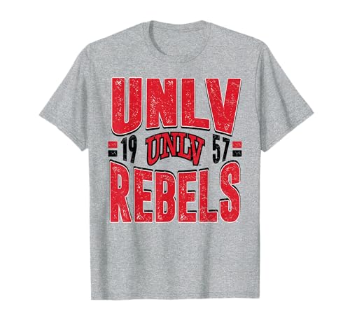 UNLV Rebels Vintage 90's Retro Gray Officially Licensed T-Shirt