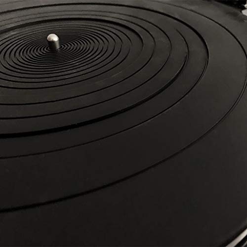 Xiaoyao24 Tapis antidérapant en silicone anti-vibration pour tourne-disque vinyle phonographe, aide à éliminer l'électricité statique sur les disques, réduit les vibrations. - Image 6