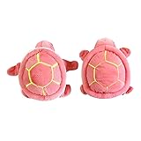 Almencla Cute Ski Protective Gear Knee Pad Butt Pad Anti-Frost Turtle Anti-Cold Adults Children for Scooters Snowboarding Roller Skating, 1 Pair Knee Pad L
