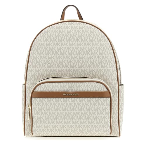 Sac à dos Michael Kors grand format en toile monogramme marron