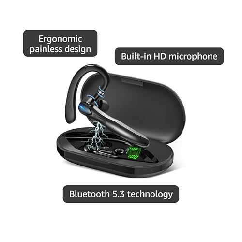 Sisism Bluetooth Earpiece Microphone Cell Phone