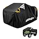 Abdeckplane für Quad Wasserdicht NEVERLAND Quad Abdeckplane ATV Fahrzeug Quad Abdeckung Schutz Cover 210D Oxford Stoff mit Reflektierende Streifen Winterfest Staub Regen UV-Schutz 256x110x120cm