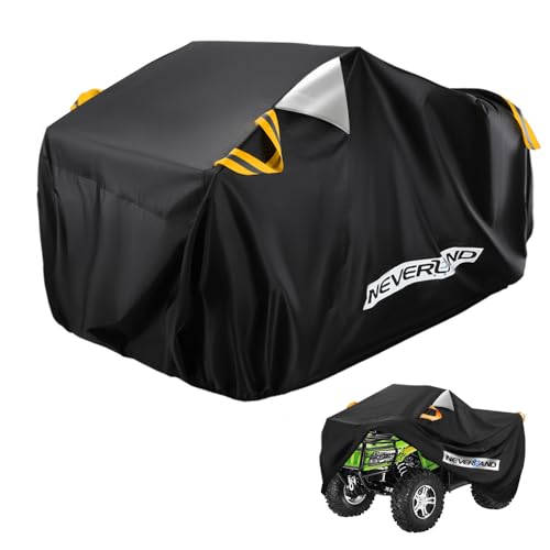 Neverland Housse Quad Imperméable 210D Bache Quad Housse Quad Exterieur Cover Bâche pour Quad avec Bandes Réfléchissantes Imperméable Coupe-Vent Anti-UV...