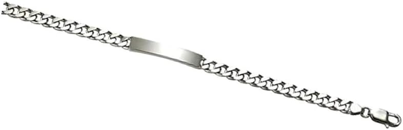 KISMA 925 Jewelry Sterling Silver Ladies ID Bracelet Identification Tape Kia0123 - 009-23