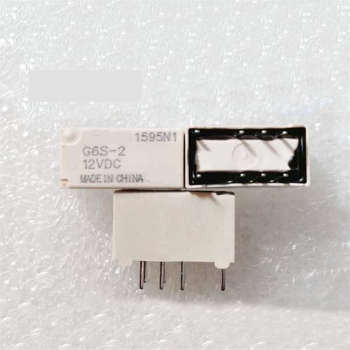 Relé G6S-2-12VDC Omron de 8 pines y 2A para circuitos de control 2