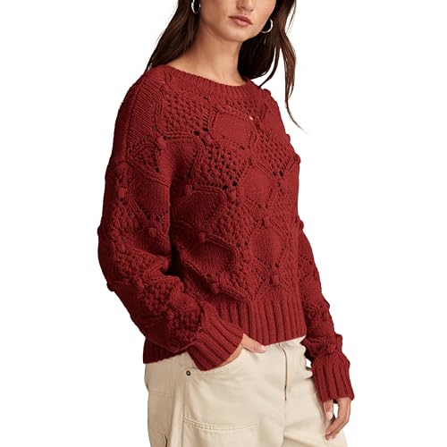Lucky Brand Women's Bobble Crew3