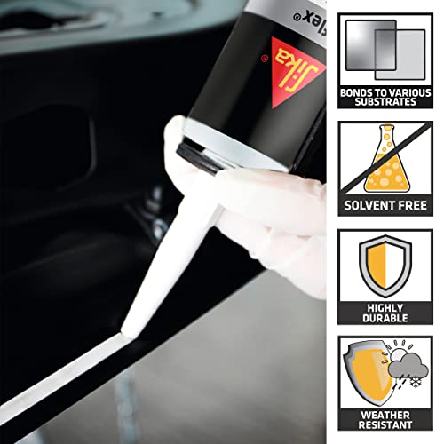 Sika – Sikaflex -552 – Professional Use Primerless Hybrid High-Performance Assembly Adhesive – Gap Filling – For Internal And External Use – Black – 300ml Cartridge