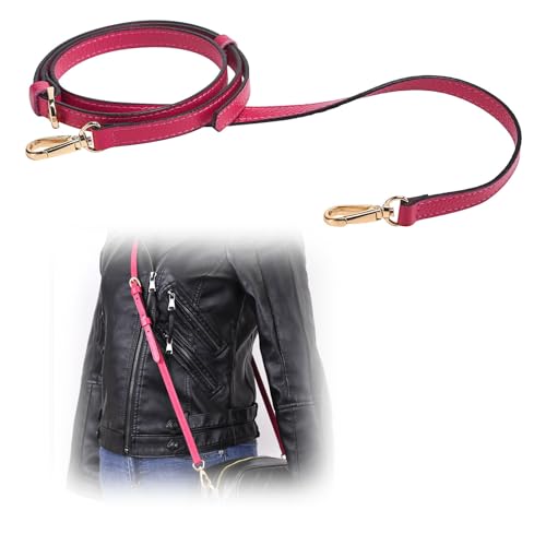 Image of LIVE UP Full Grain Purse Strap Genuine Leather Replacement for Cross Body Bag Handbags