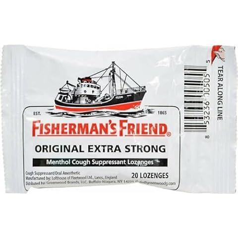 Fisherman's Friend Lozenges Original Extra Strong 20 Each (Pack of 6) Cover