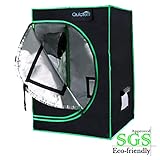 Quictent 96'x96'x78' Reflective Mylar Hydroponic Grow Tent with Heavy Duty Anti-Burst Zipper and Floor Tray for Indoor Plant Growing 8’x8’