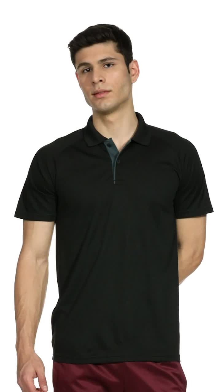 Adidas Men's Solid Regular fit Polo (B30903_Black_XXX-Large 3XL
