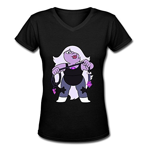 Hilary Susie Women's Steven Universe Amethyst T-Shirt Casual Large